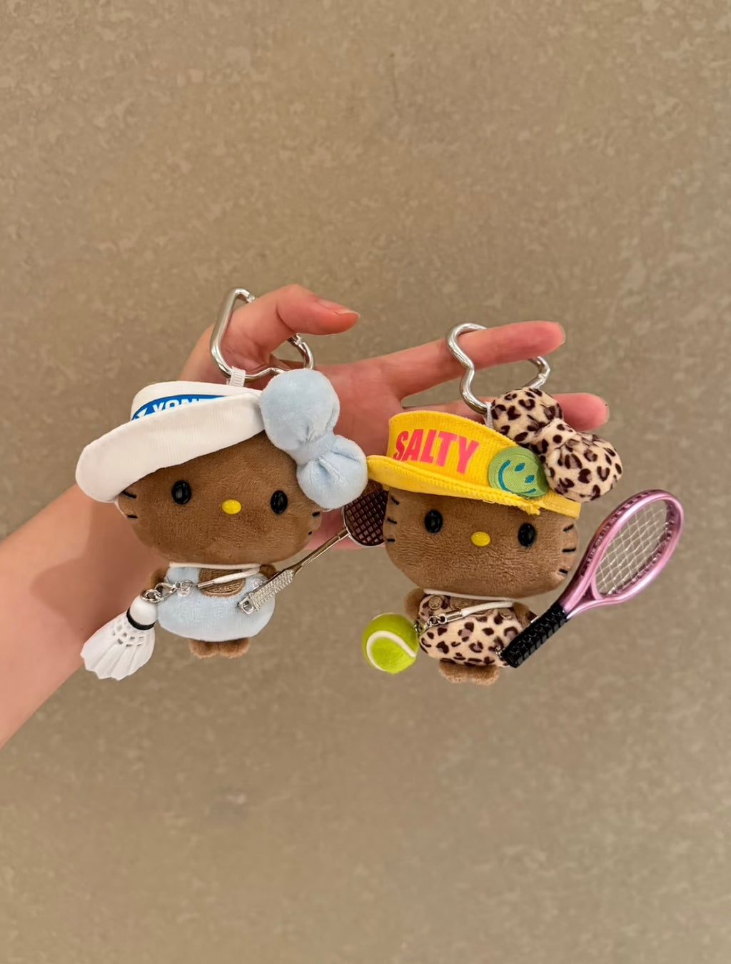 【Handmade】Hello Kitty plush toy bag charm
