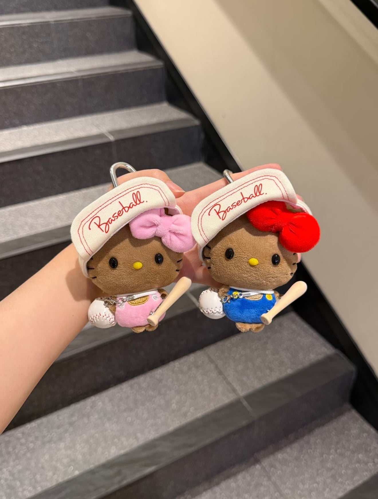 【Handmade】Hello Kitty plush toy bag charm