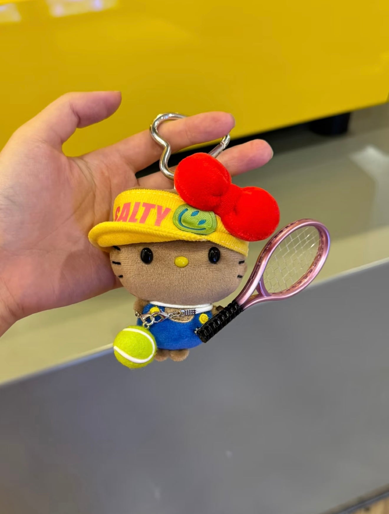 【Handmade】Hello Kitty plush toy bag charm