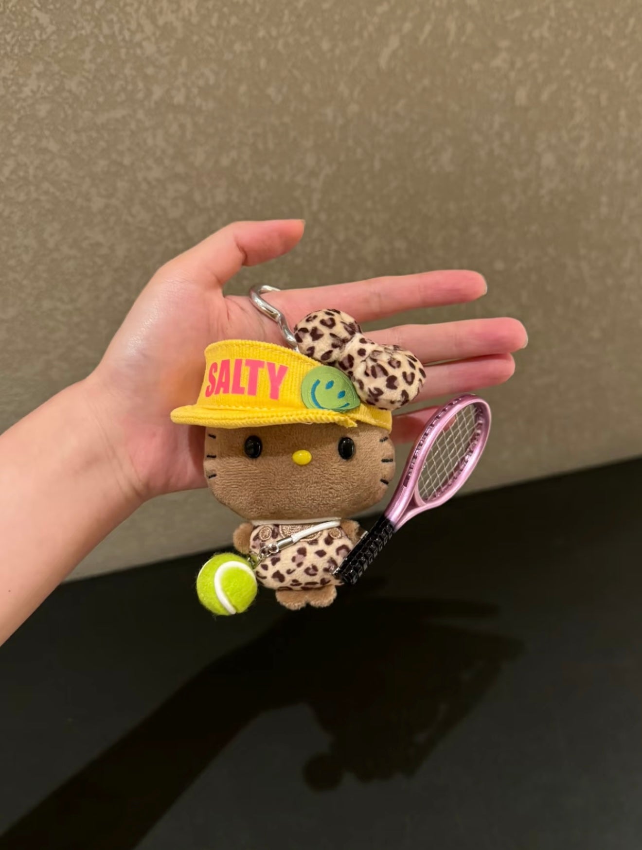 【Handmade】Hello Kitty plush toy bag charm