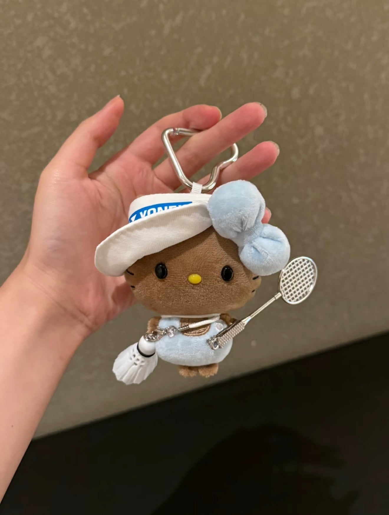【Handmade】Hello Kitty plush toy bag charm