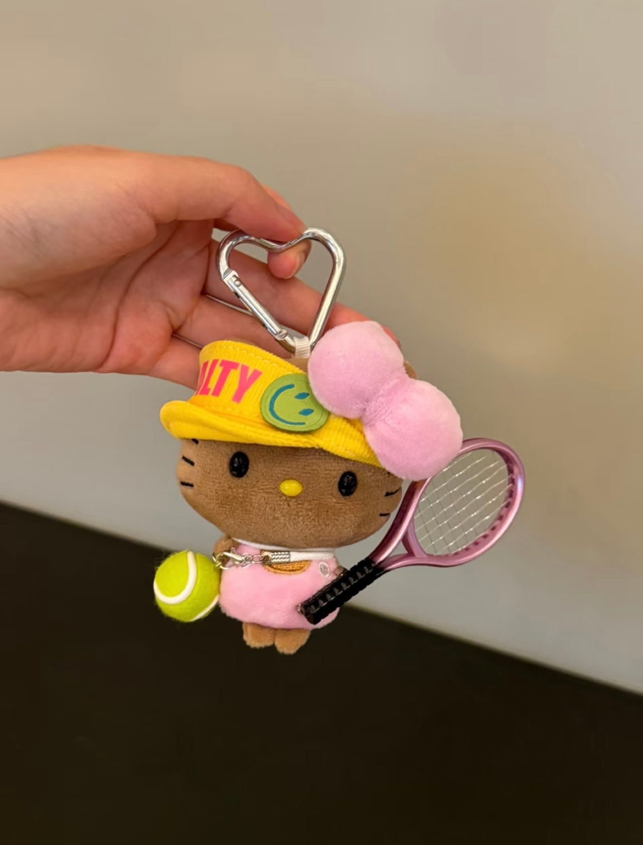【Handmade】Hello Kitty plush toy bag charm