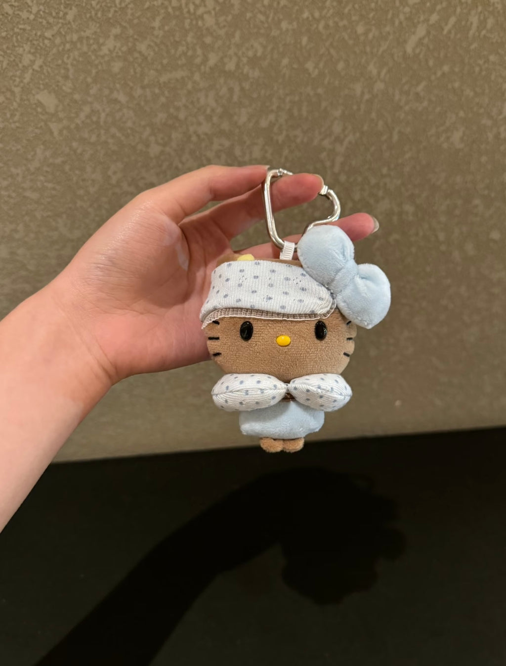 【Handmade】Hello Kitty plush toy bag charm key chain