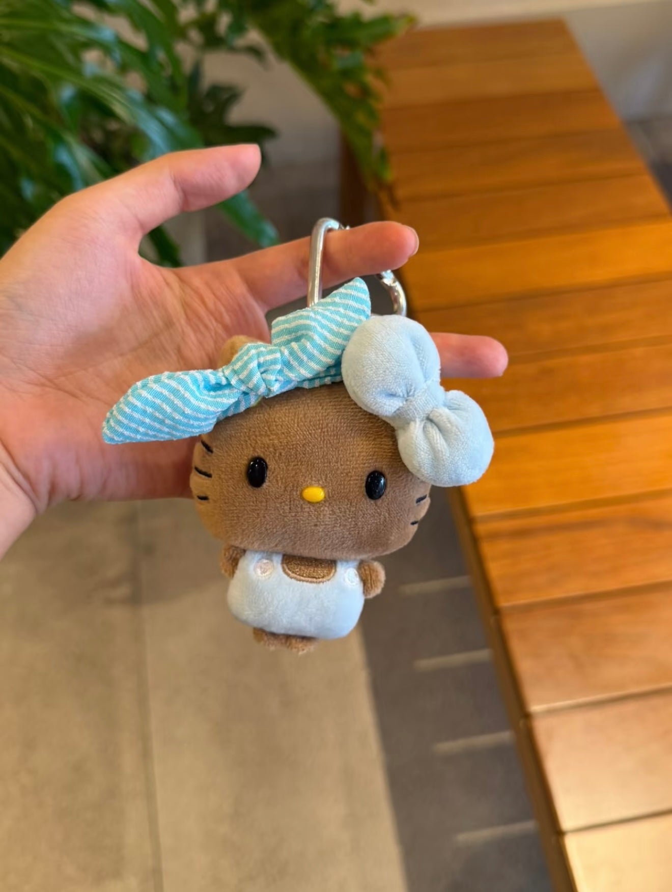 【Handmade】Hello Kitty plush toy bag charm key chain