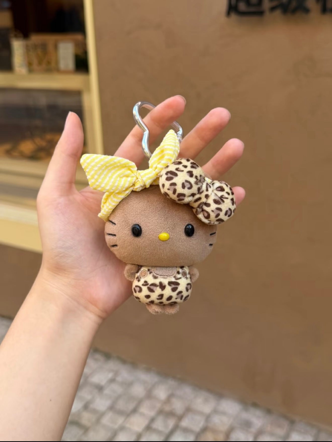 【Handmade】Hello Kitty plush toy bag charm key chain