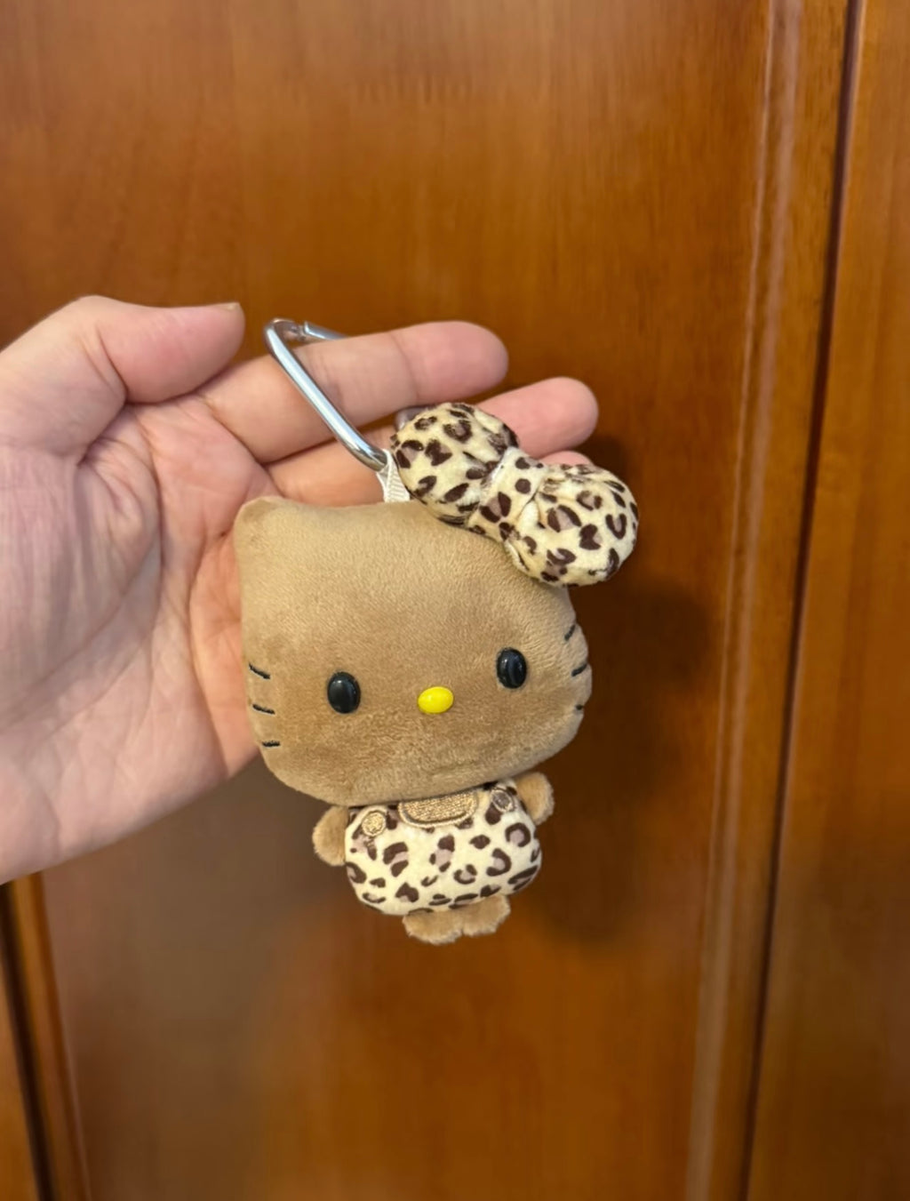 【Handmade】Hello Kitty plush toy bag charm key chain