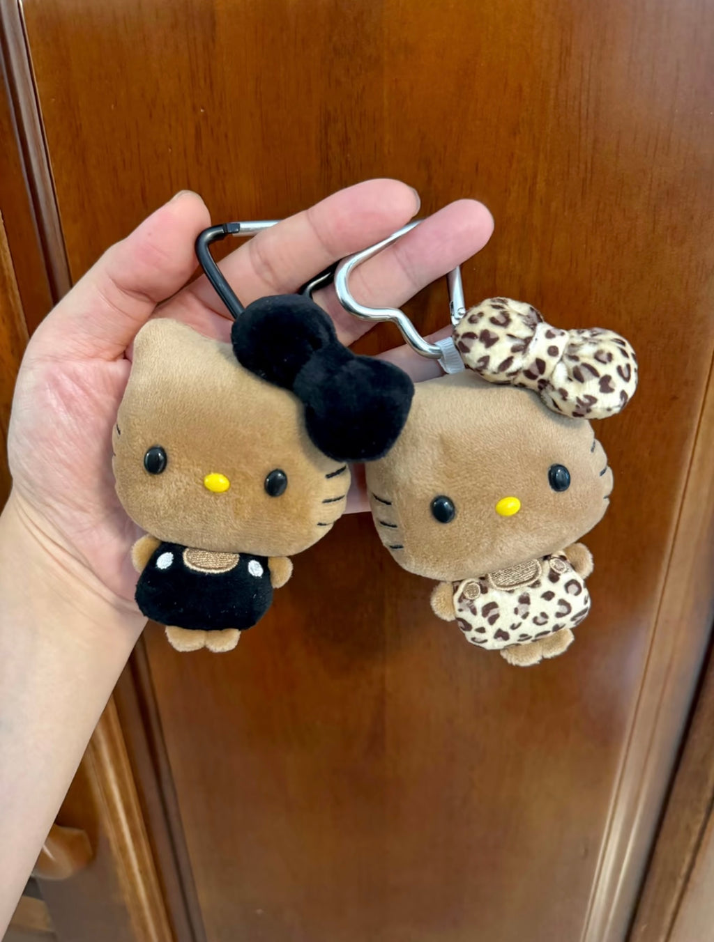 【Handmade】Hello Kitty plush toy bag charm key chain