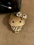 【Handmade】Hello Kitty plush toy bag charm key chain