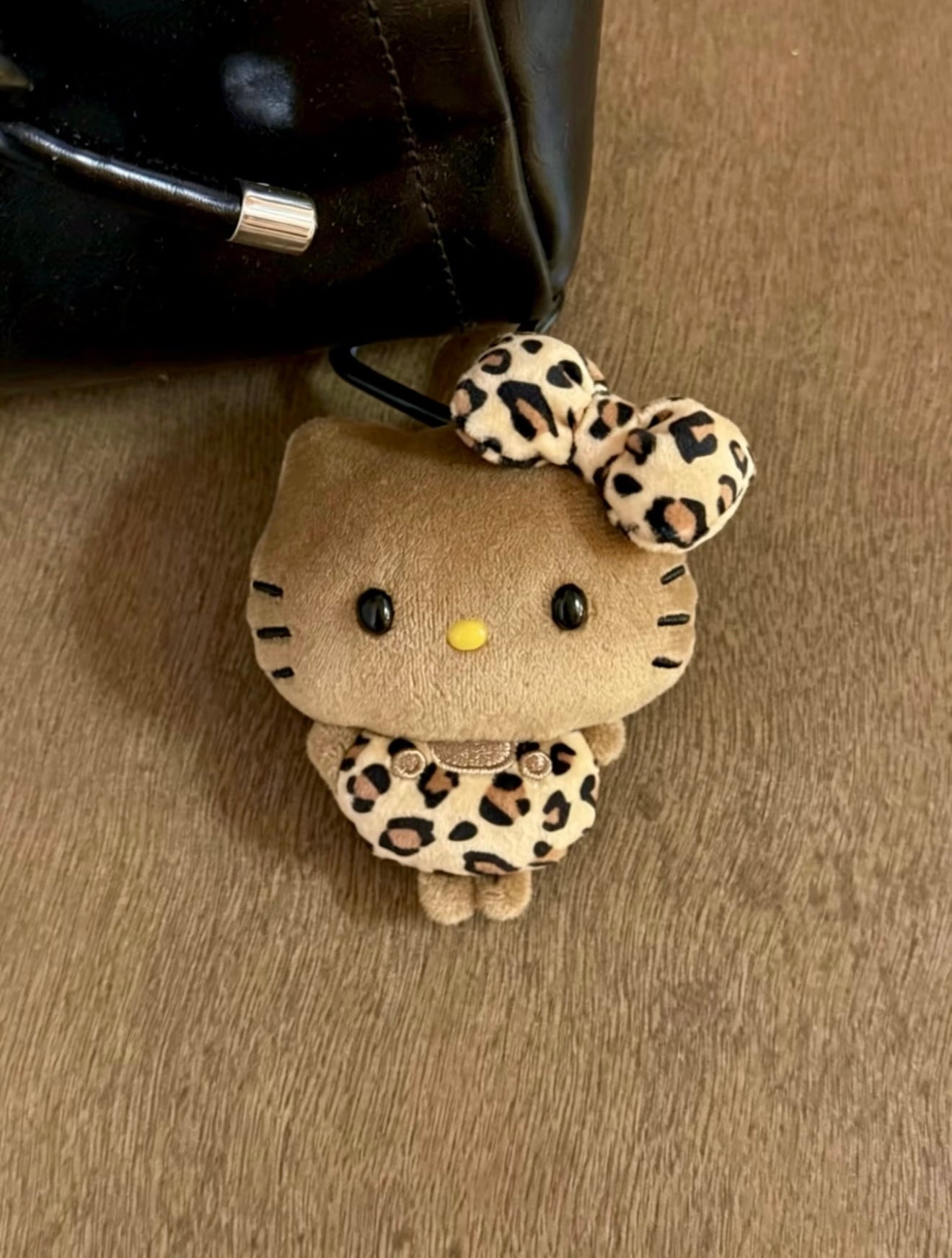 【Handmade】Hello Kitty plush toy bag charm key chain