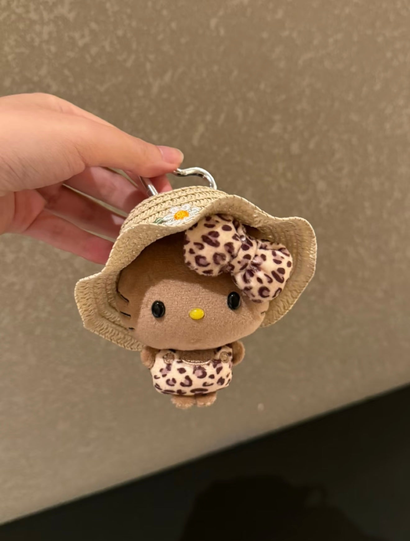 【Handmade】Hello Kitty plush toy bag charm key chain