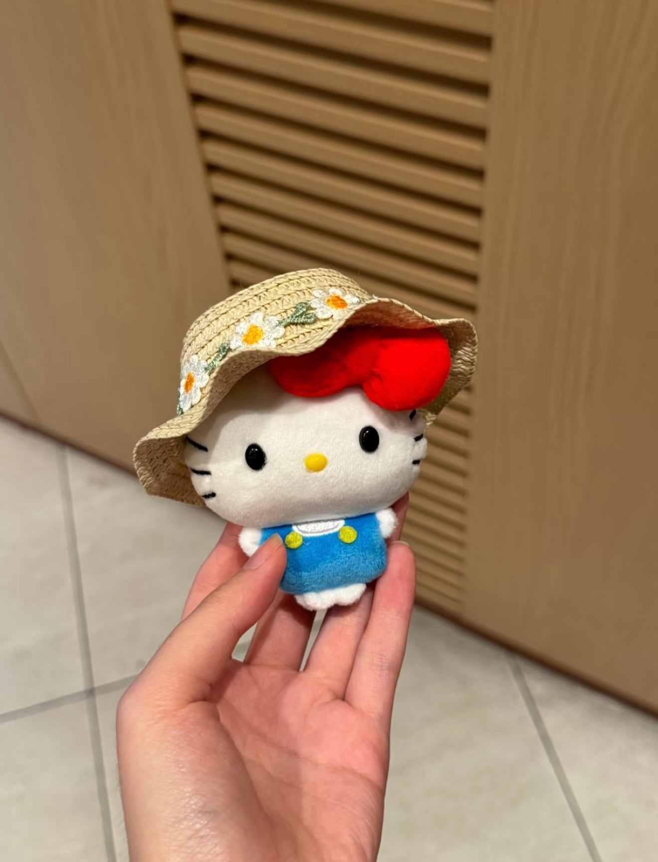 【Handmade】Hello Kitty plush toy bag charm key chain
