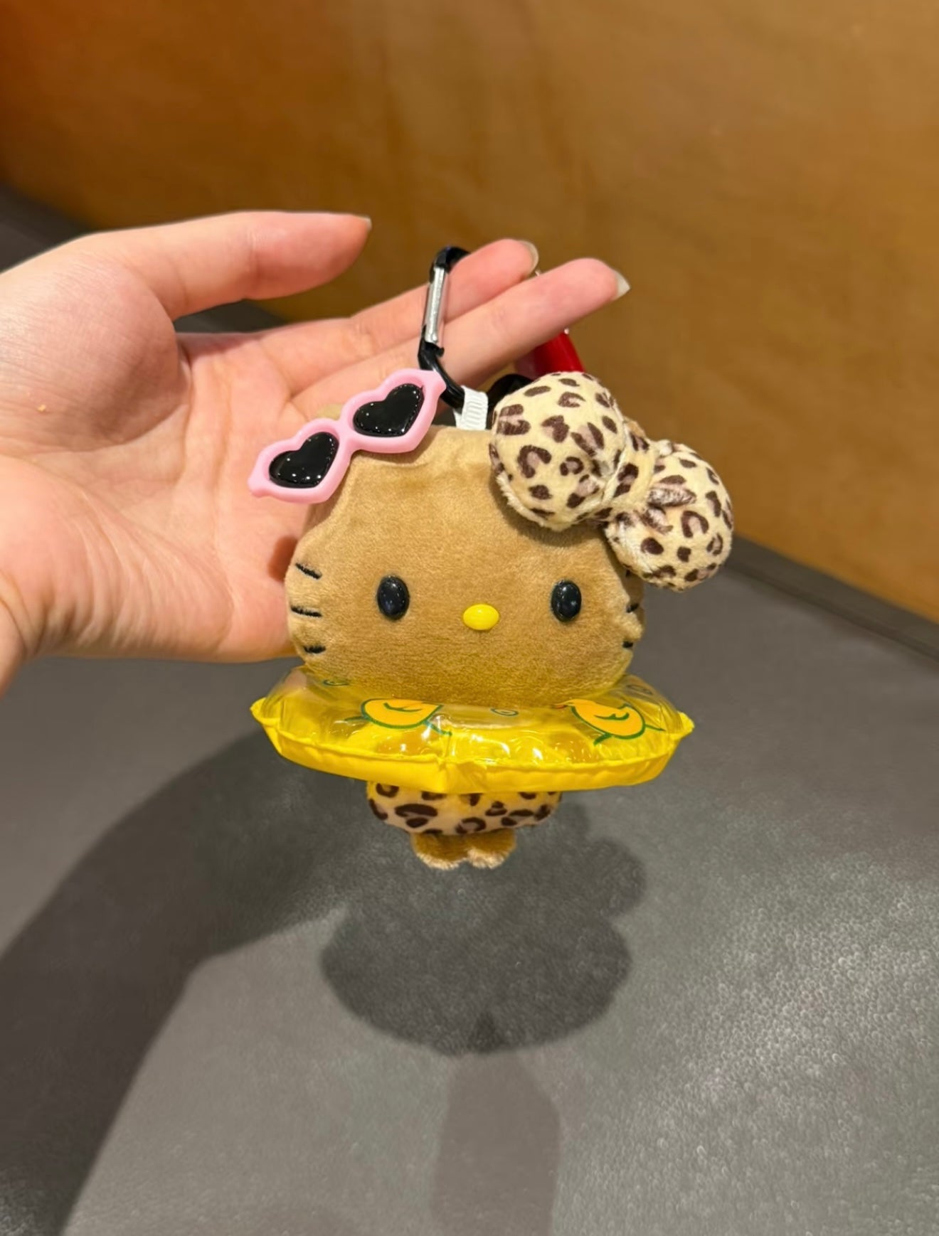 【Handmade】Hello Kitty plush toy bag charm key chain