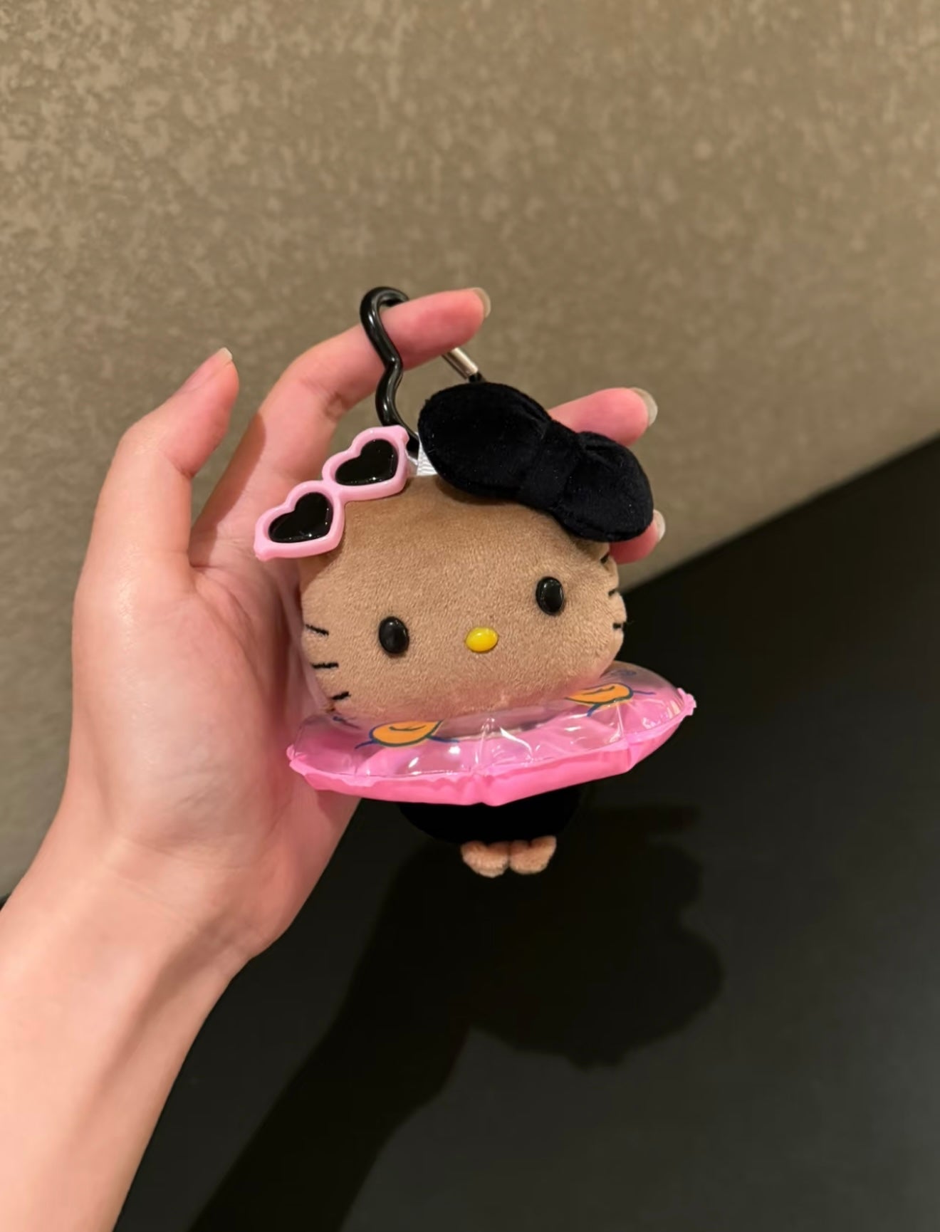【Handmade】Hello Kitty plush toy bag charm key chain