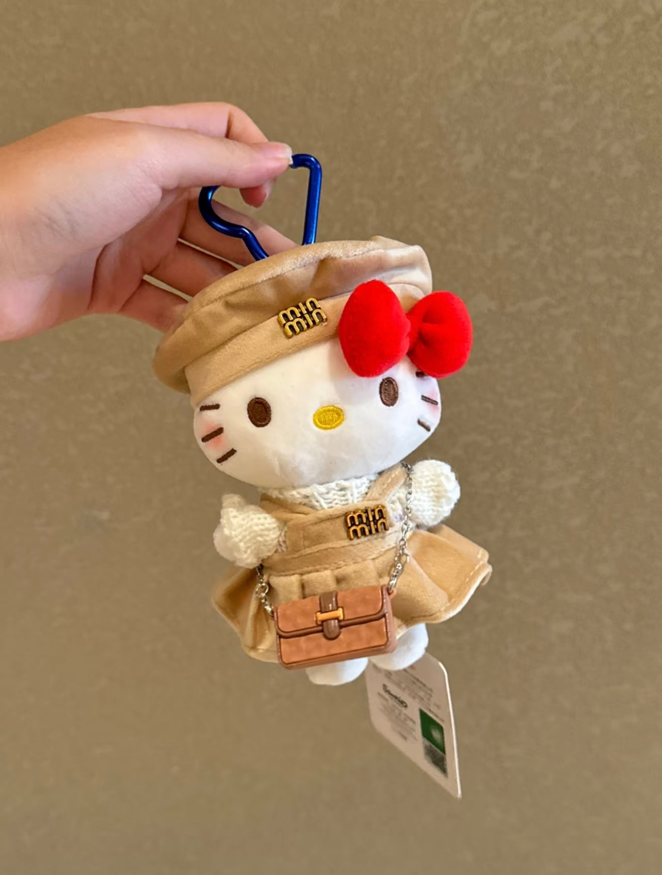 Hello Kitty plush toy bag charm key chain