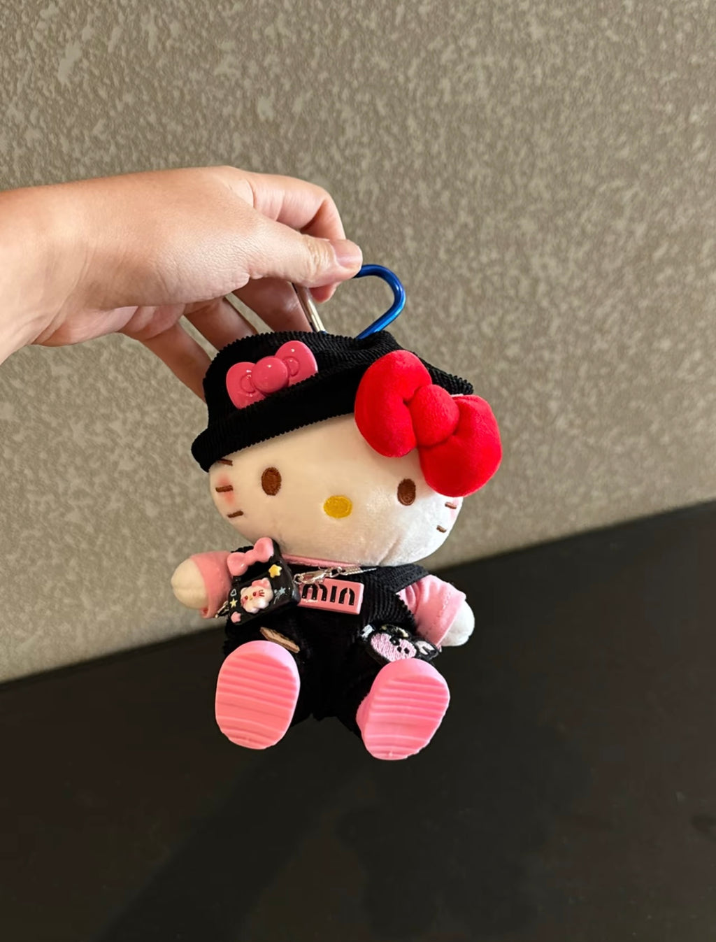 Hello Kitty plush toy bag charm key chain