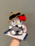 Hello Kitty in wedding dress and suit plush toy bag charm key chain
