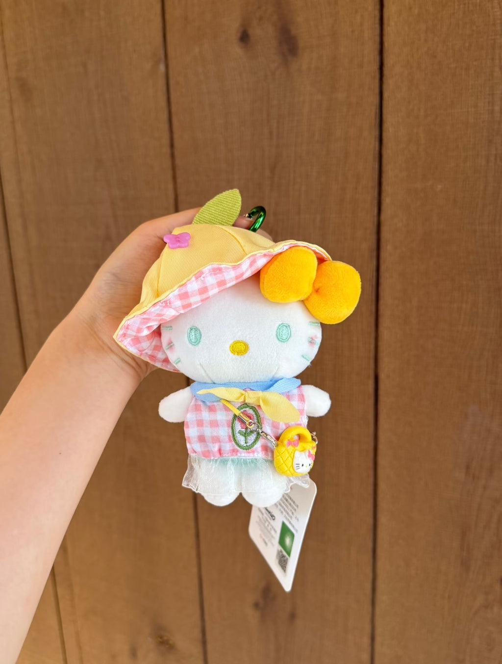 Hello Kitty plush toy bag charm key chain