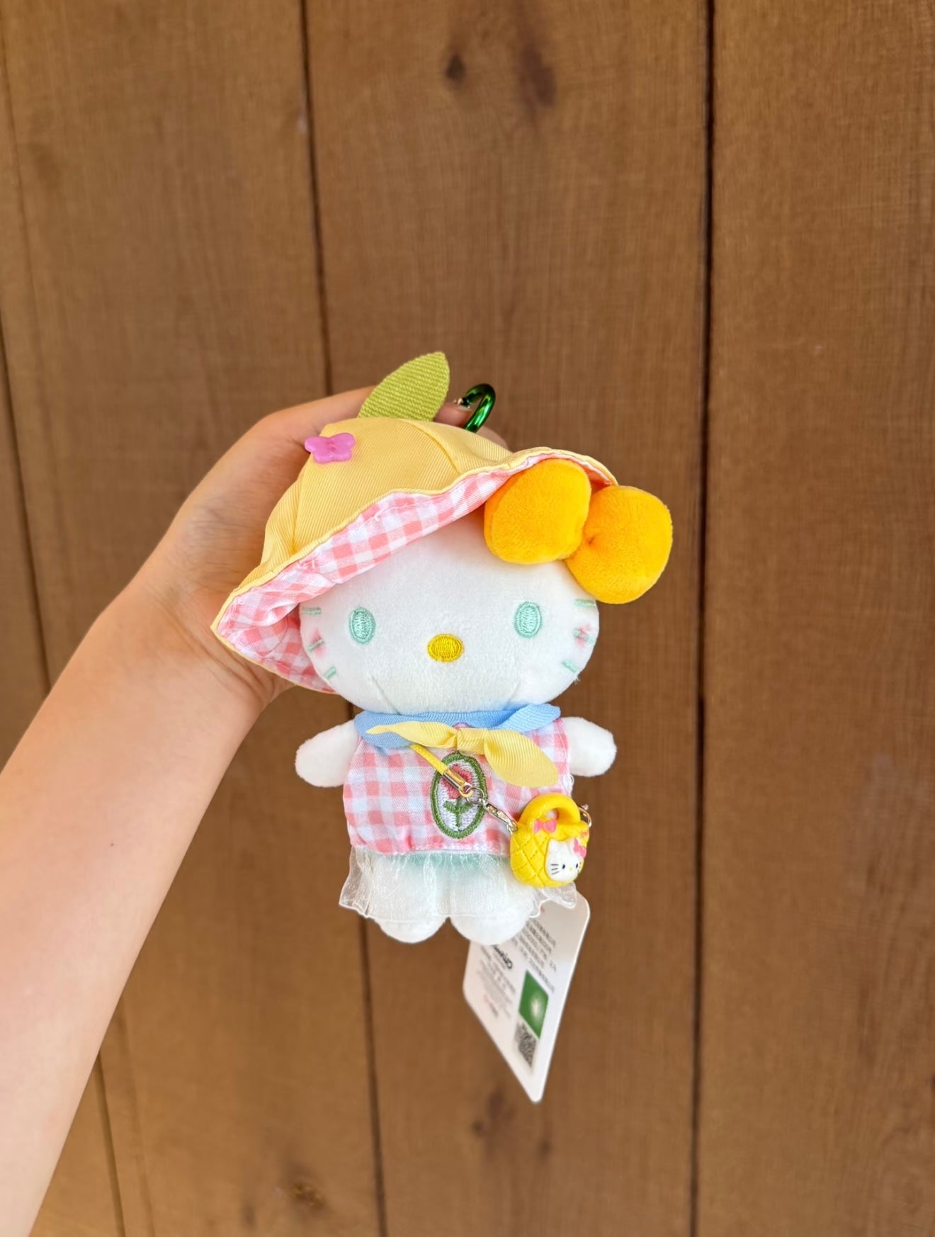 Hello Kitty plush toy bag charm key chain