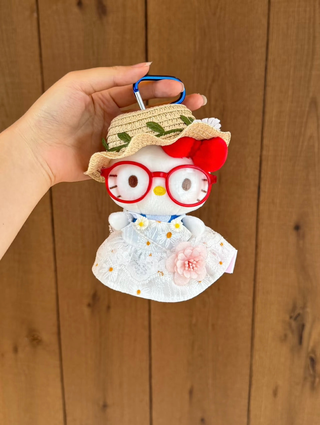Hello Kitty plush toy bag charm key chain