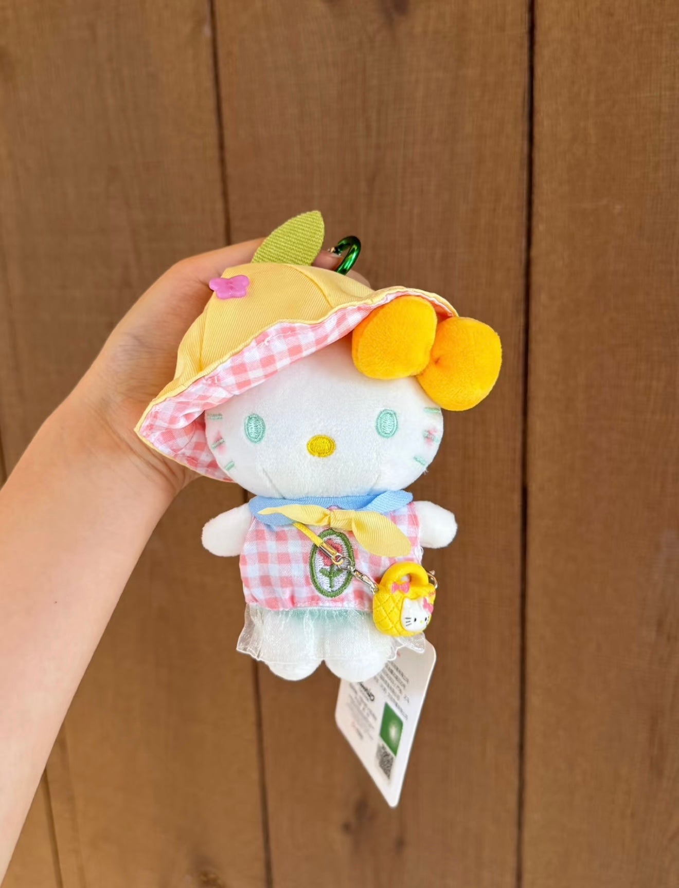 Hello Kitty plush toy bag charm key chain