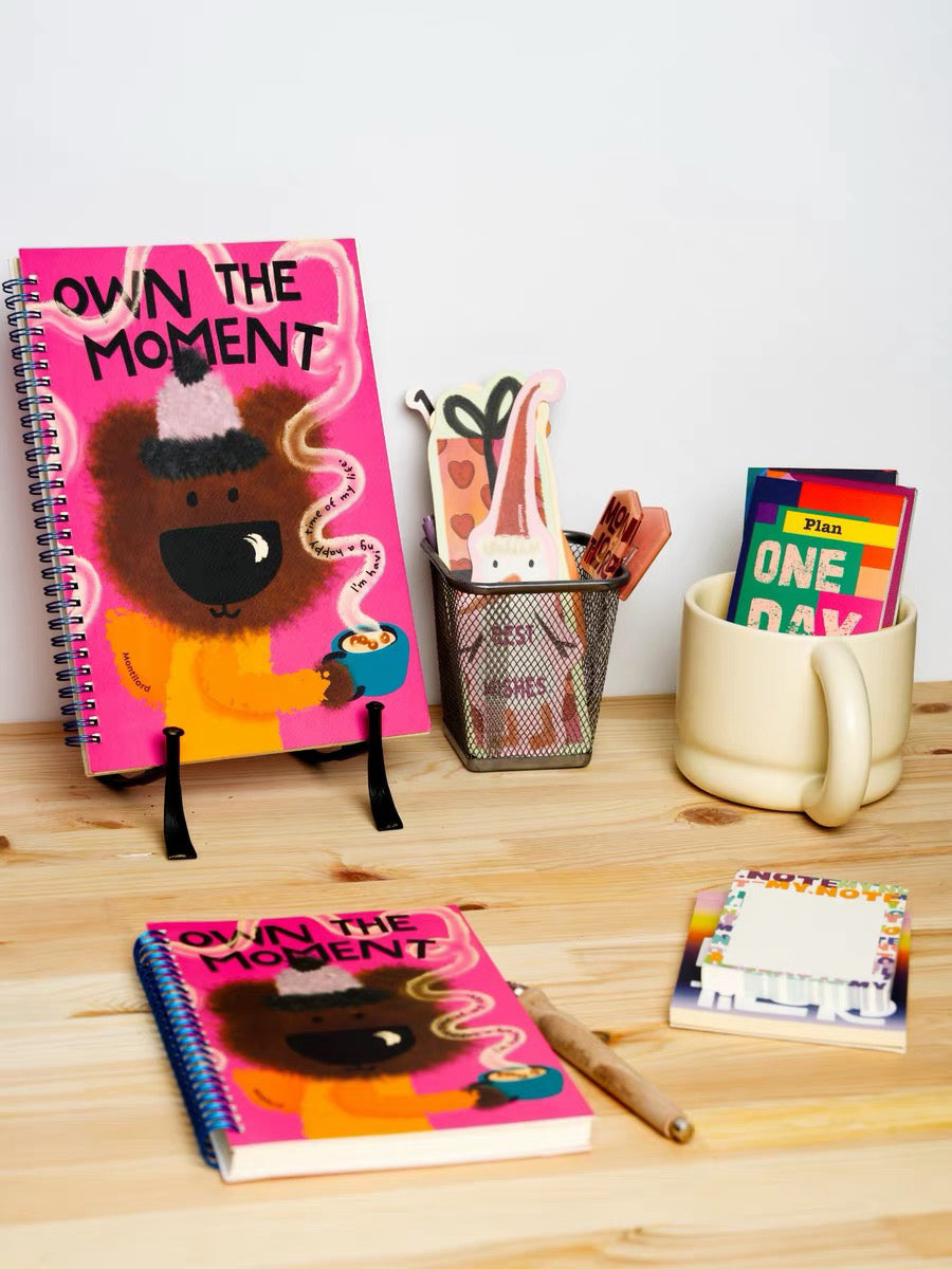 A5 Thick Coil Notebook, Baby Feeding & Birth Journal, Plus Thick Smooth Paper, Newborn & Postpartum Care Log, Ins-Style Mommy Diary for Nursing & Baby Growth, Record Every Loving Moment