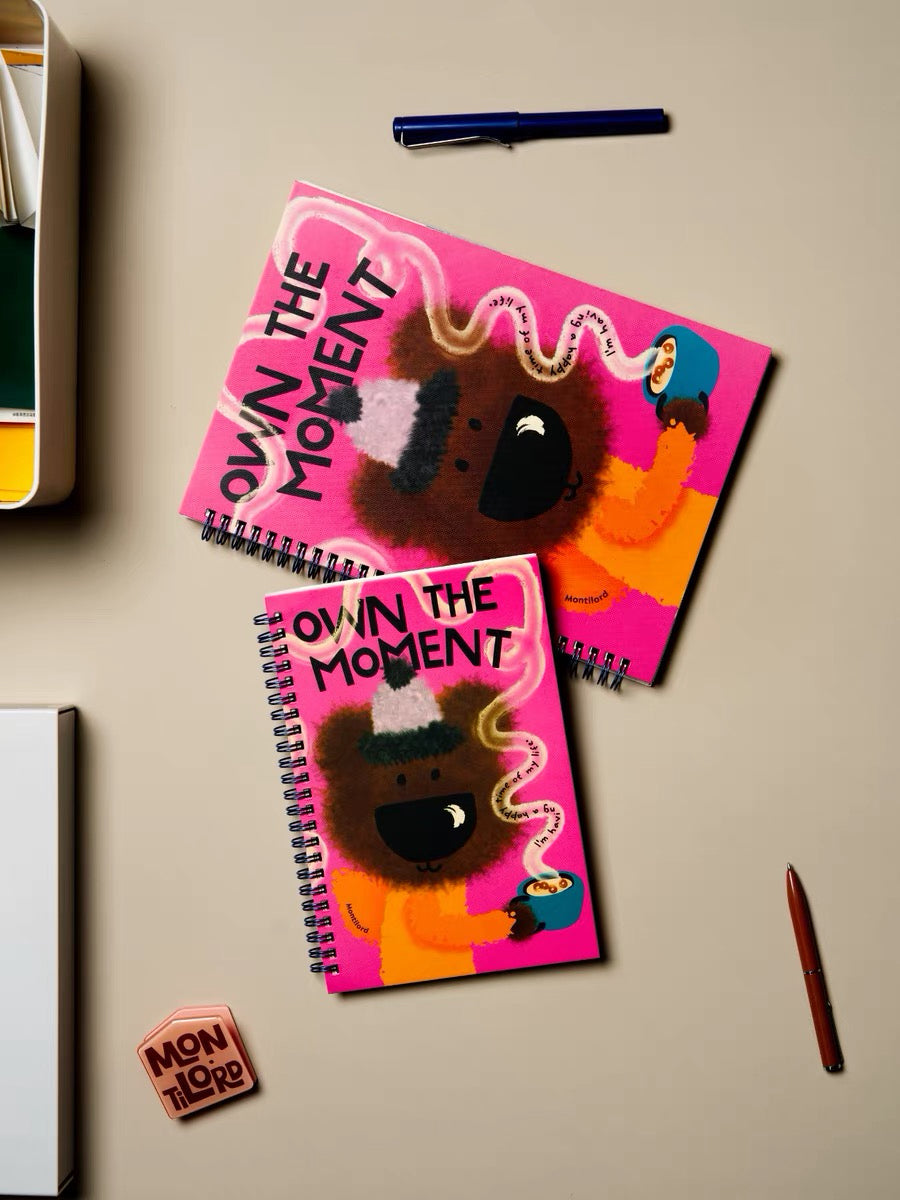 A5 Thick Coil Notebook, Baby Feeding & Birth Journal, Plus Thick Smooth Paper, Newborn & Postpartum Care Log, Ins-Style Mommy Diary for Nursing & Baby Growth, Record Every Loving Moment