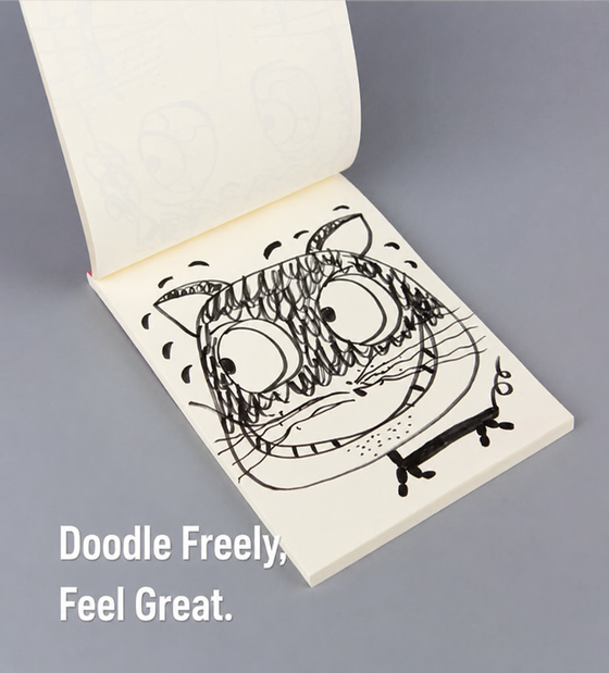 A6 Pocket Notebook with Dog Illustrations | Thick Waterproof Smooth Paper, Easy to Write