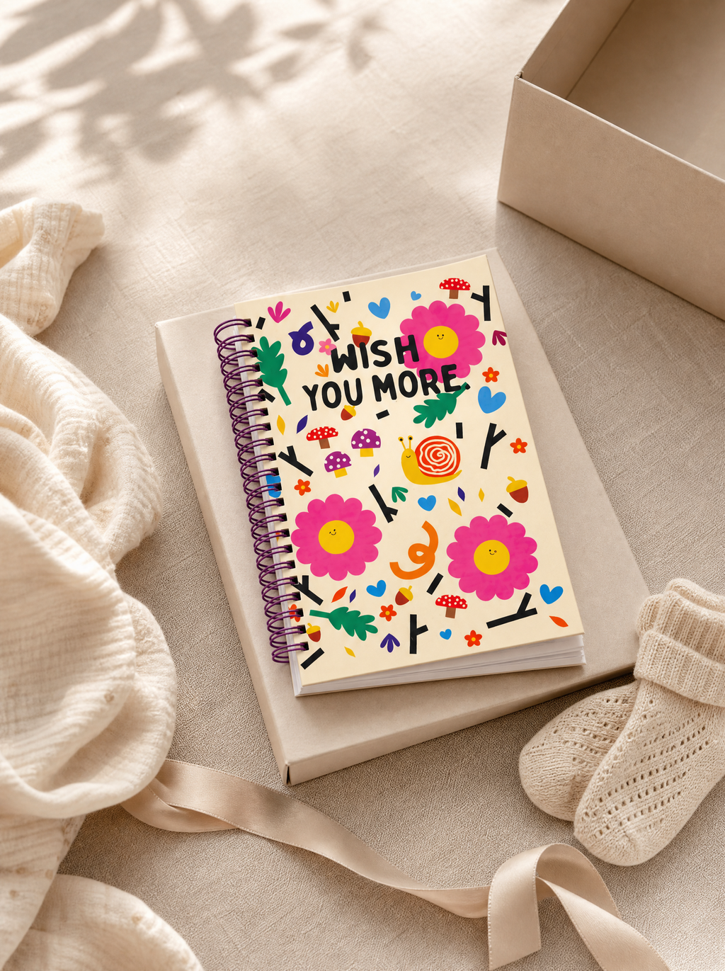 A5 Spiral Notebook, Baby Feeding & Breastfeeding Log Book