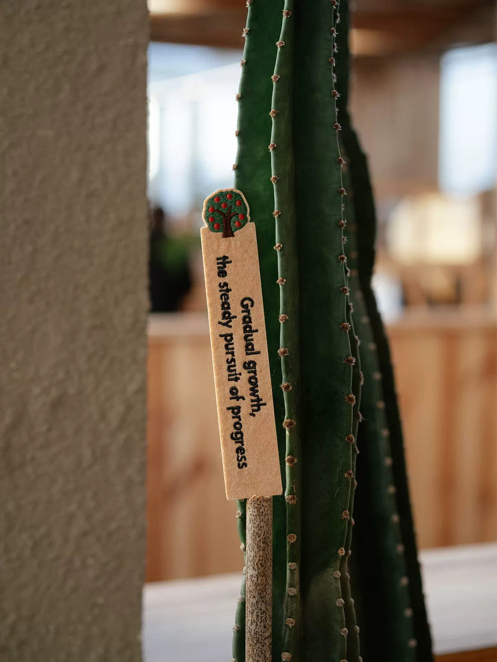 Embroidered bookmark/original design felt fabric bookmark