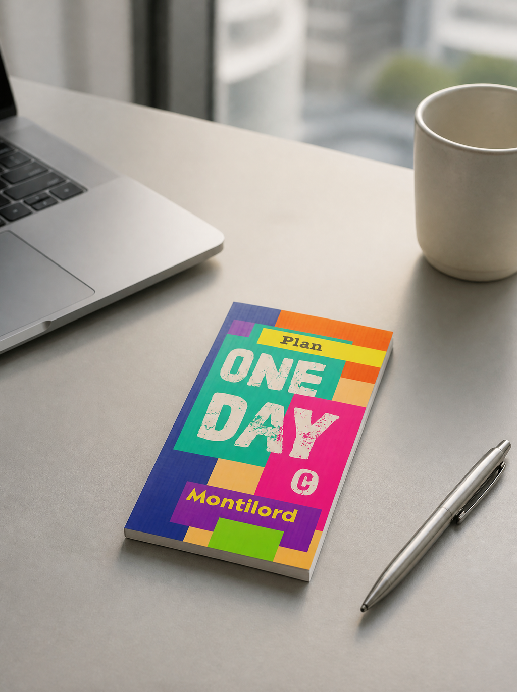 Medium Portable Tear-Off Daily Planner, Non-Adhesive To-Do List Memo Pad for Daily Productivity & Reminders